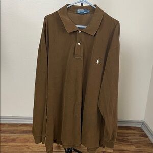 Ralph Lauren Polo 3XLT Brown Shirt